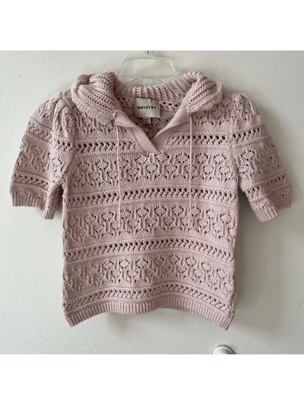 Industry Republic Clothing Crotchet Knit Sweater Top Blouse Small